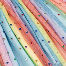 Stella McCartney Kids-Girls Multicolour Tulle Party Dress | Childrensalon Outlet