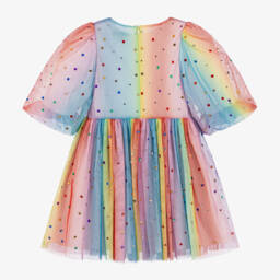 Stella McCartney Kids-Girls Multicolour Tulle Party Dress | Childrensalon Outlet