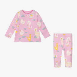 Stella McCartney Kids-Girls Pastel Animal Print Set | Childrensalon Outlet