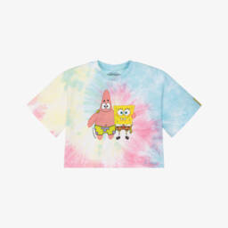 Stella McCartney Kids-تيشيرت قطن بألوان الباستيل للبنات من سبونج بوب | Childrensalon Outlet