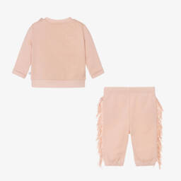 Stella McCartney Kids-Girls Pastel Horse Print Tracksuit | Childrensalon Outlet