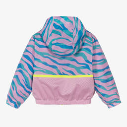 Stella McCartney Kids-Girls Pink & Blue Windbreaker Jacket | Childrensalon Outlet