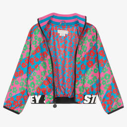 Stella McCartney Kids-Girls Pink & Blue Zip-Up Jacket | Childrensalon Outlet