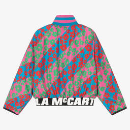 Stella McCartney Kids-Girls Pink & Blue Zip-Up Jacket | Childrensalon Outlet