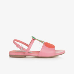 Stella McCartney Kids-Girls Pink Cherry Blossom Sandals | Childrensalon Outlet