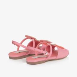 Stella McCartney Kids-Girls Pink Cherry Blossom Sandals | Childrensalon Outlet