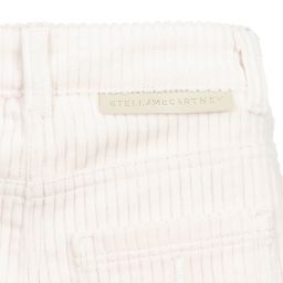 Stella McCartney Kids-Girls Pink Corduroy Trousers  | Childrensalon Outlet
