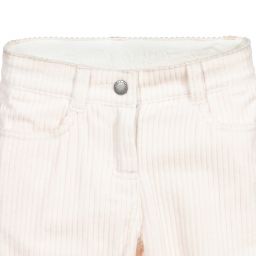 Stella McCartney Kids-Girls Pink Corduroy Trousers  | Childrensalon Outlet