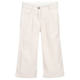 Stella McCartney Kids-Girls Pink Corduroy Trousers  | Childrensalon Outlet