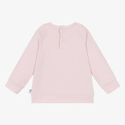 Stella McCartney Kids-Girls Pink Cotton Sweatshirt | Childrensalon Outlet