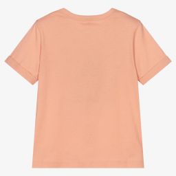 Stella McCartney Kids-Girls Pink Cotton T-Shirt | Childrensalon Outlet