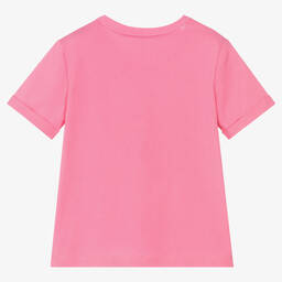 Stella McCartney Kids-Girls Pink Graphic T-Shirt | Childrensalon Outlet