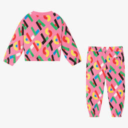 Stella McCartney Kids-Розовый спортивный костюм | Childrensalon Outlet