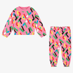 Stella McCartney Kids-Розовый спортивный костюм | Childrensalon Outlet