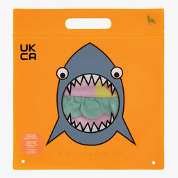 Stella McCartney Kids-Розовый купальник с морским коньком (UPF 50+) | Childrensalon Outlet