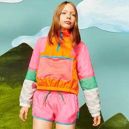 Stella McCartney Kids-Розовые спортивные шорты для девочек | Childrensalon Outlet
