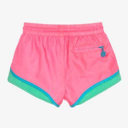 Stella McCartney Kids-Розовые спортивные шорты для девочек | Childrensalon Outlet