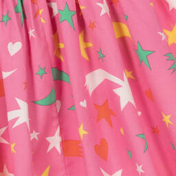Stella McCartney Kids-تنورة ليوسيل لون زهري فاقع | Childrensalon Outlet