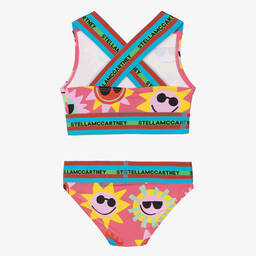 Stella McCartney Kids-Girls Pink Sun Bikini | Childrensalon Outlet