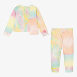 Stella McCartney Kids-تراكسوت تاي داي قطن عضوي لون زهري | Childrensalon Outlet