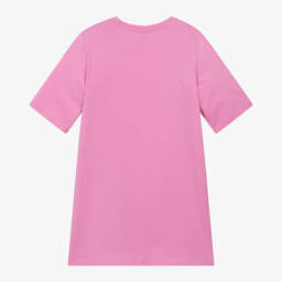 Stella McCartney Kids-Girls Playful Cat Print Pink Dress | Childrensalon Outlet