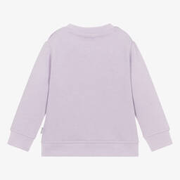 Stella McCartney Kids-Girls Purple Cotton Shell Sweatshirt | Childrensalon Outlet