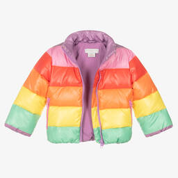 Stella McCartney Kids-Пуховик радужной расцветки | Childrensalon Outlet