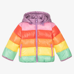Stella McCartney Kids-Пуховик радужной расцветки | Childrensalon Outlet