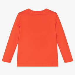 Stella McCartney Kids-Красный хлопковый топ с ангелом | Childrensalon Outlet