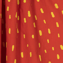 Stella McCartney Kids-Красное хлопковое платье для девочек | Childrensalon Outlet