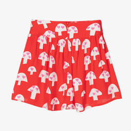 Stella McCartney Kids-Girls Red Mushroom Skirt | Childrensalon Outlet