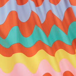 Stella McCartney Kids-Красное платье с зигзагом для девочек | Childrensalon Outlet