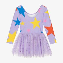 Stella McCartney Kids-Платье из мерцающего звёздного тюля для девочек | Childrensalon Outlet