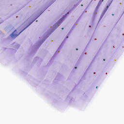 Stella McCartney Kids-Платье из мерцающего звёздного тюля для девочек | Childrensalon Outlet