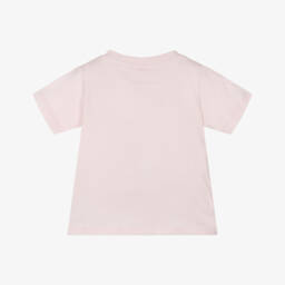 Stella McCartney Kids-تيشيرت وردي ناعم للبنات بطبعة آيس كريم | Childrensalon Outlet