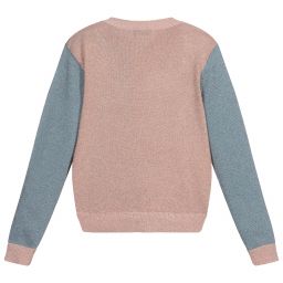 Stella McCartney Kids-Girls Sparkly Cotton Cardigan | Childrensalon Outlet