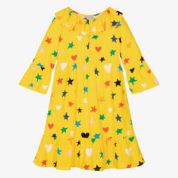 Stella McCartney Kids-Girls Sunlit Starry Pattern Dress | Childrensalon Outlet