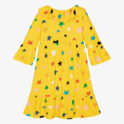 Stella McCartney Kids-Girls Sunlit Starry Pattern Dress | Childrensalon Outlet