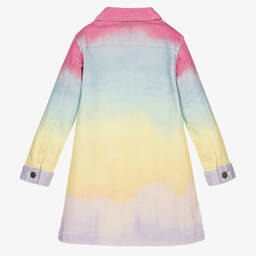 Stella McCartney Kids-Girls Tie-Dye Denim Dress | Childrensalon Outlet