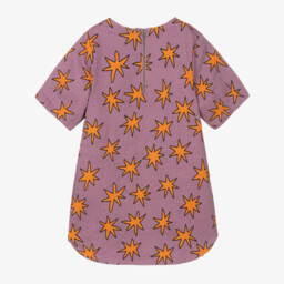 Stella McCartney Kids-Girls Violet Starry Denim Dress | Childrensalon Outlet