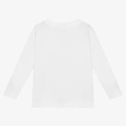Stella McCartney Kids-Girls White Organic Cotton Top | Childrensalon Outlet