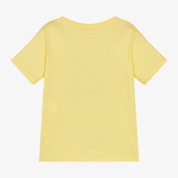 Stella McCartney Kids-Girls Yellow Cocktail Cotton T-Shirt | Childrensalon Outlet
