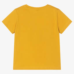 Stella McCartney Kids-Желтая футболка с грибами | Childrensalon Outlet