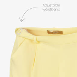 Stella McCartney Kids-Желтый приталенный костюм из вискозы | Childrensalon Outlet