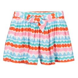 Stella McCartney Kids-شورت فيسكوزبطبعة غرافيك للبنات | Childrensalon Outlet