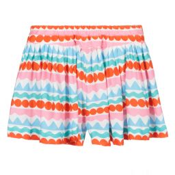 Stella McCartney Kids-شورت فيسكوزبطبعة غرافيك للبنات | Childrensalon Outlet