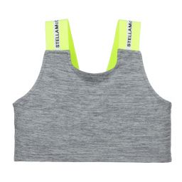 Stella McCartney Kids-Grey Logo Sport Top | Childrensalon Outlet