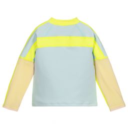 Stella McCartney Kids-Серо-желтый спортивный топ | Childrensalon Outlet