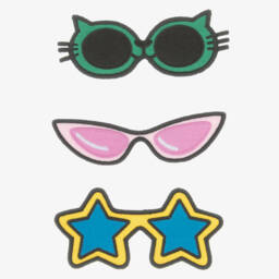 Stella McCartney Kids-Ivory Cat Patch Tee for Girls | Childrensalon Outlet