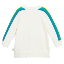 Stella McCartney Kids-Ivory Cotton Cardigan | Childrensalon Outlet